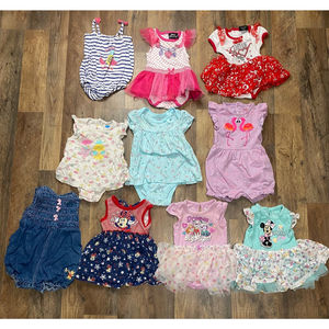 3 to 6 months baby girls summer 10 piece bundle lot #1